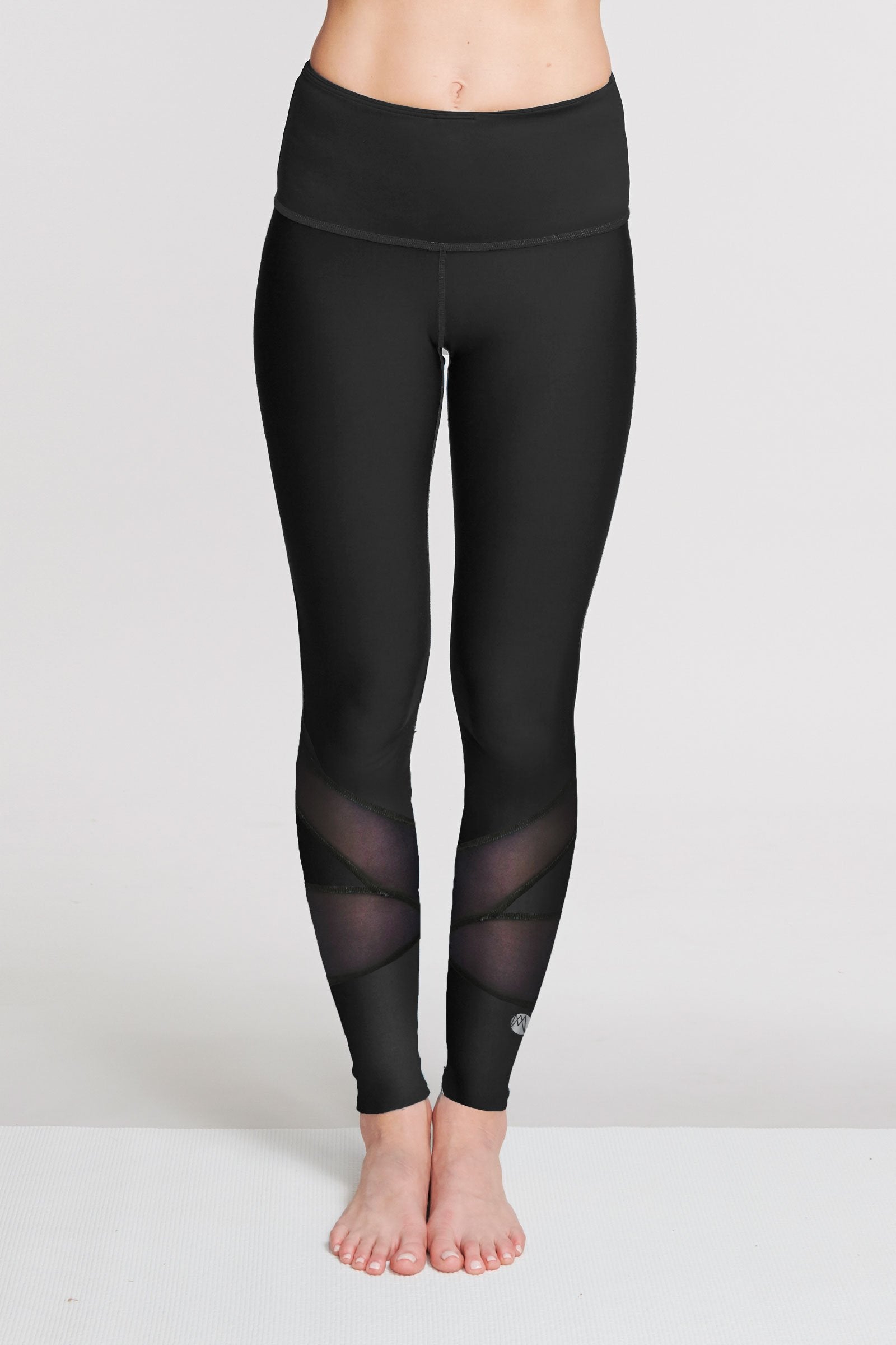 High Waisted Slimming Full Length Legging in Solid Black High Waisted Slimming Full Length Legging in Solid Black